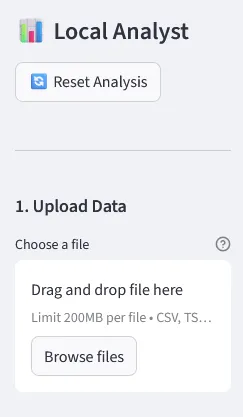 Upload screen